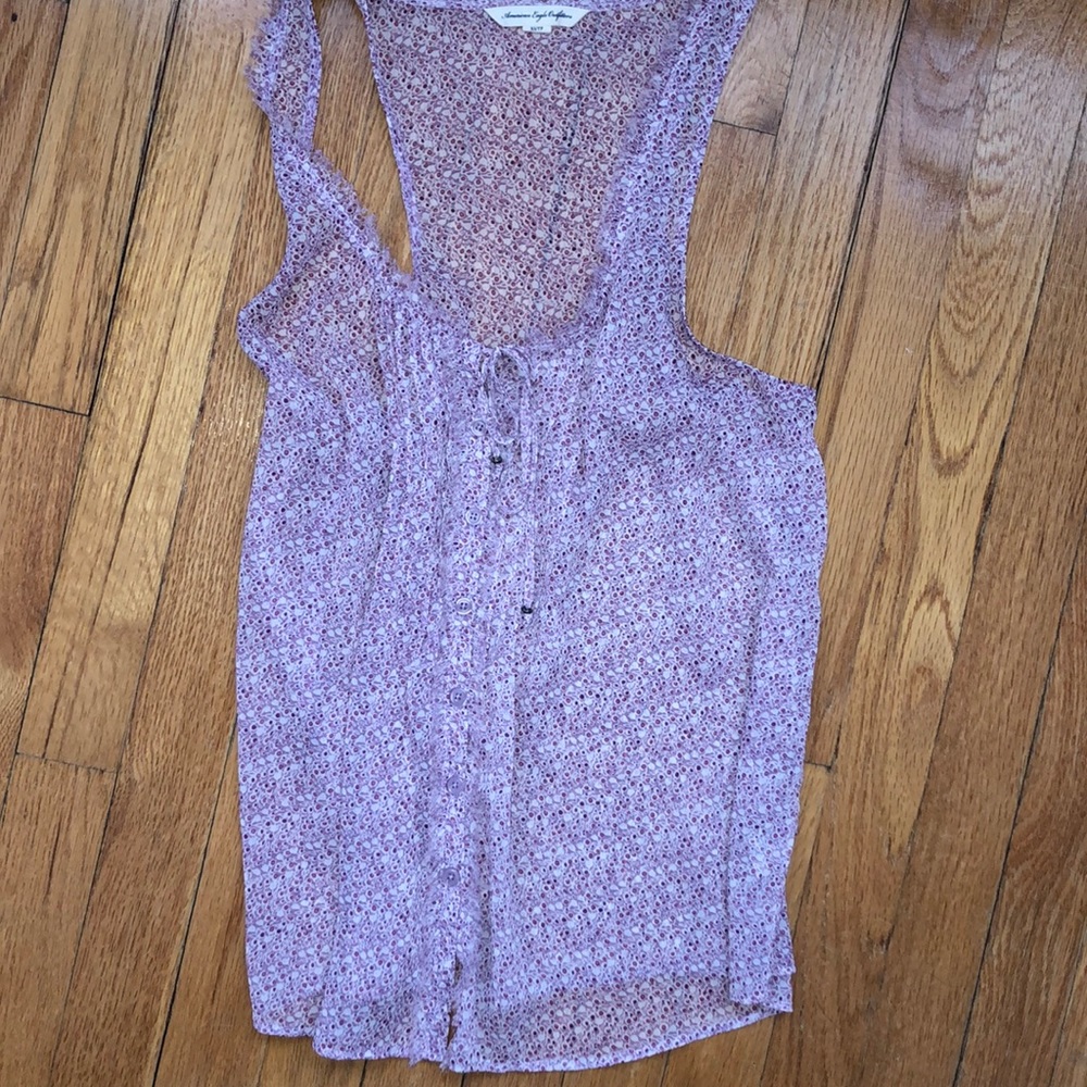 Lilac Sleeveless Top